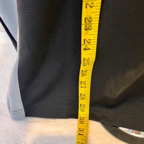 LINKS Golf Polo Black Gray and White 3 Button Preppy Polo Athletic Men's XL - Picture 6 of 6